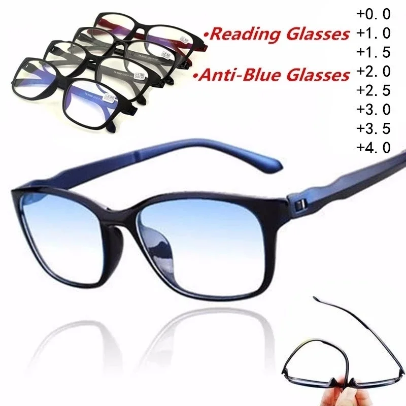 

BEGREAT TR90 Anti-fatigue Computer Eyewear Presbyopic очки для зренFrame For Men Women Grade Glasse Eyeglasses Anti-Blue Glasses