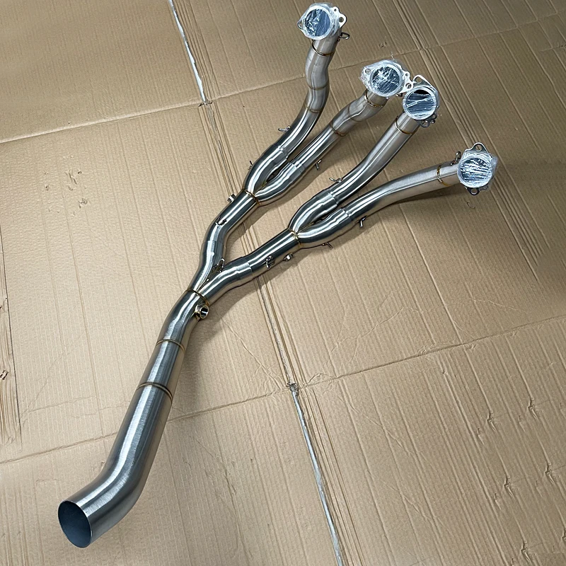 Новая выхлопная полная система мотоциклетная перекрестная передняя Труба для BMW