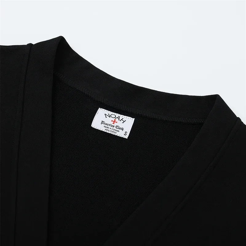 Толстовка Мужская/женская оверсайз с длинным рукавом V-образным вырезом и