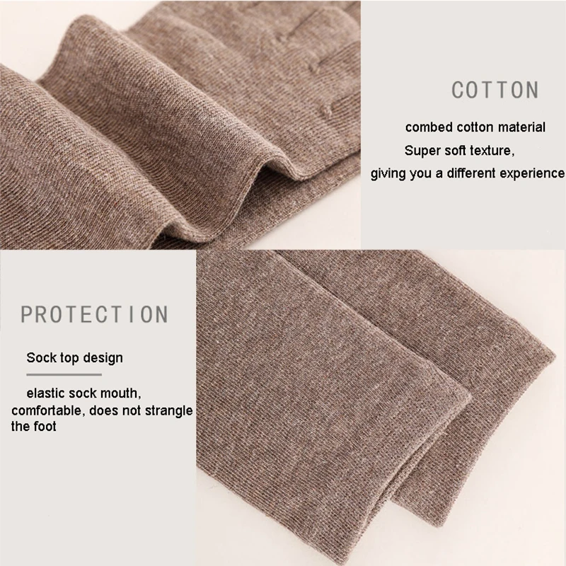 5 Pairs Socks Women's Five Finger Cotton Socks Solid Breathable Soft Warm Separate Toe Elastic Short Harajuku Socks with Toes