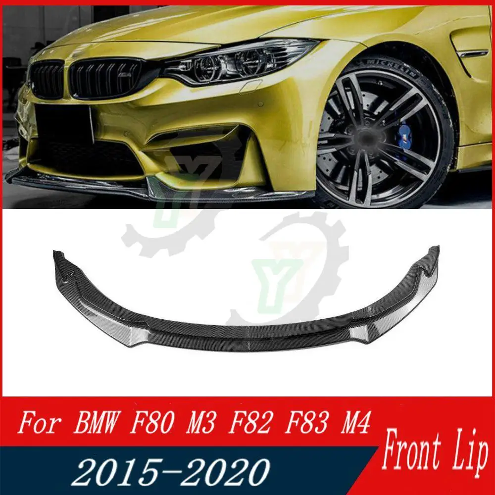 

Car Front Bumper Spoiler Cover Lip Lower Splitter Trim Surround Plate For BMW F80 M3 F82 F83 M4 2015 2016 2017 2018 2019 2020