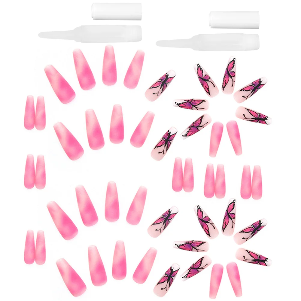 

48pcs Beautiful Party Decorative False Nail False Nail Tips DIY False Nails Press On Nails Press On Nails