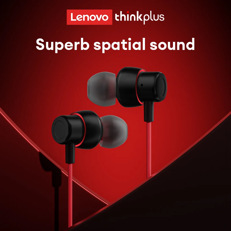 Проводная игровая гарнитура Lenovo TW15 PRO In-line Sports 90 °