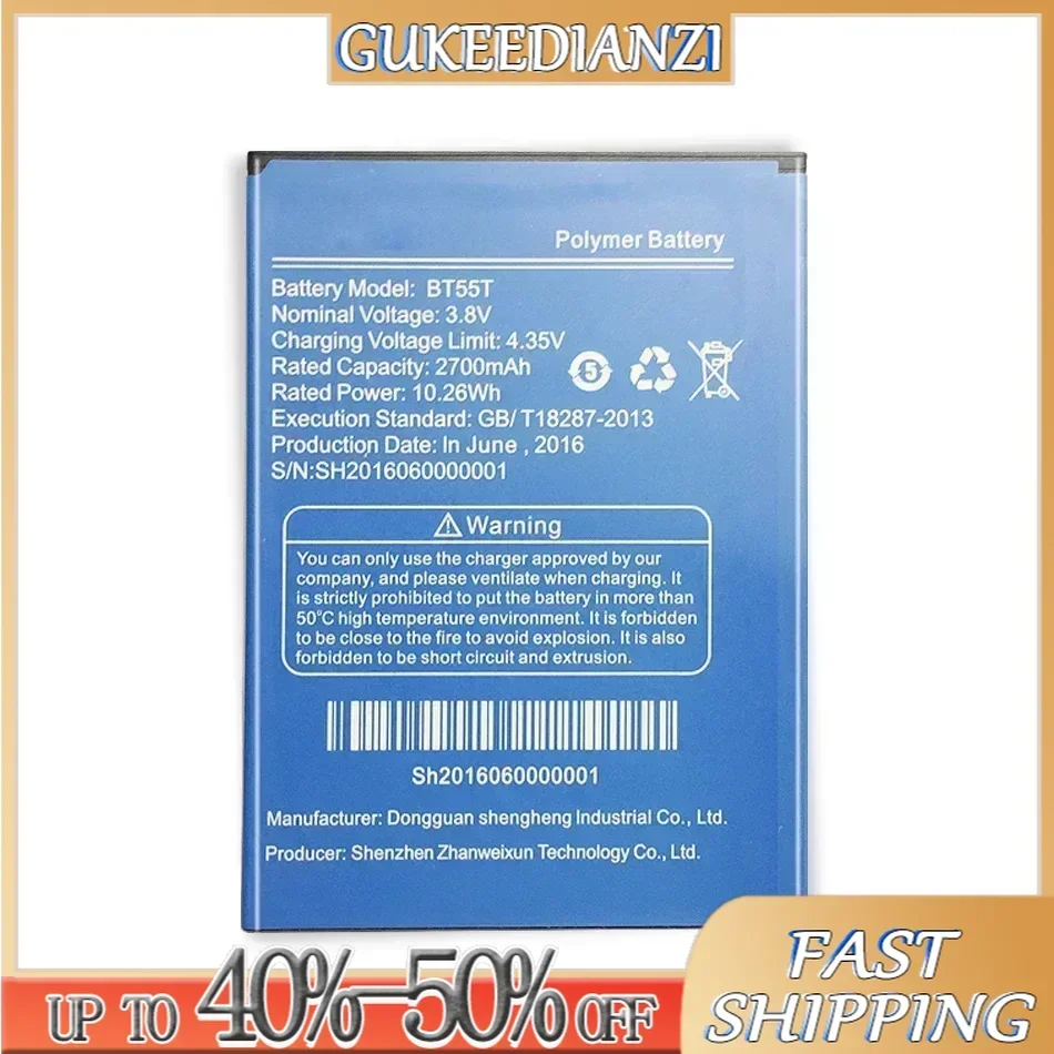 Сменный аккумулятор BT55T для Zopo 999 998 ZP999 3X ZP3X Zp998 2700 мАч трек-код