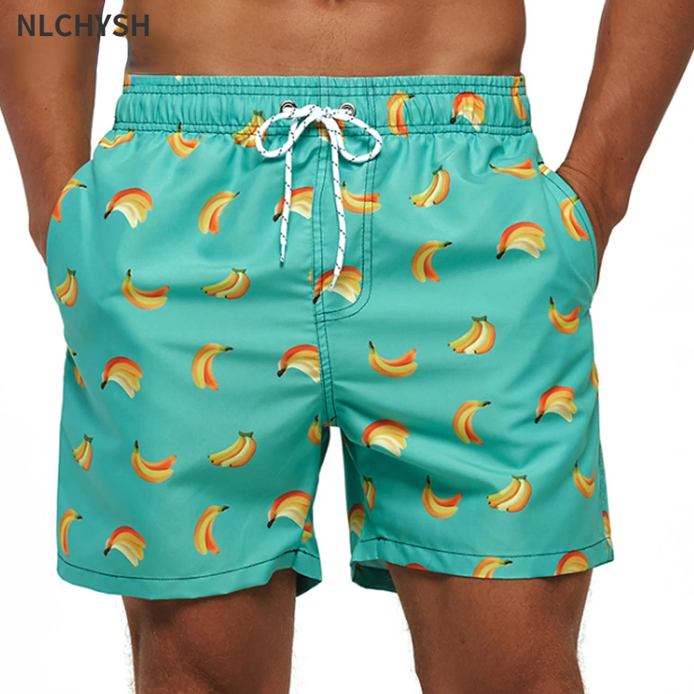 

Mens Quick Dry Printed Short Swim Trunks with Mesh Lining Swimwear Bathing Suits Funny Shorts with Mesh Lining Swimwear Bathing