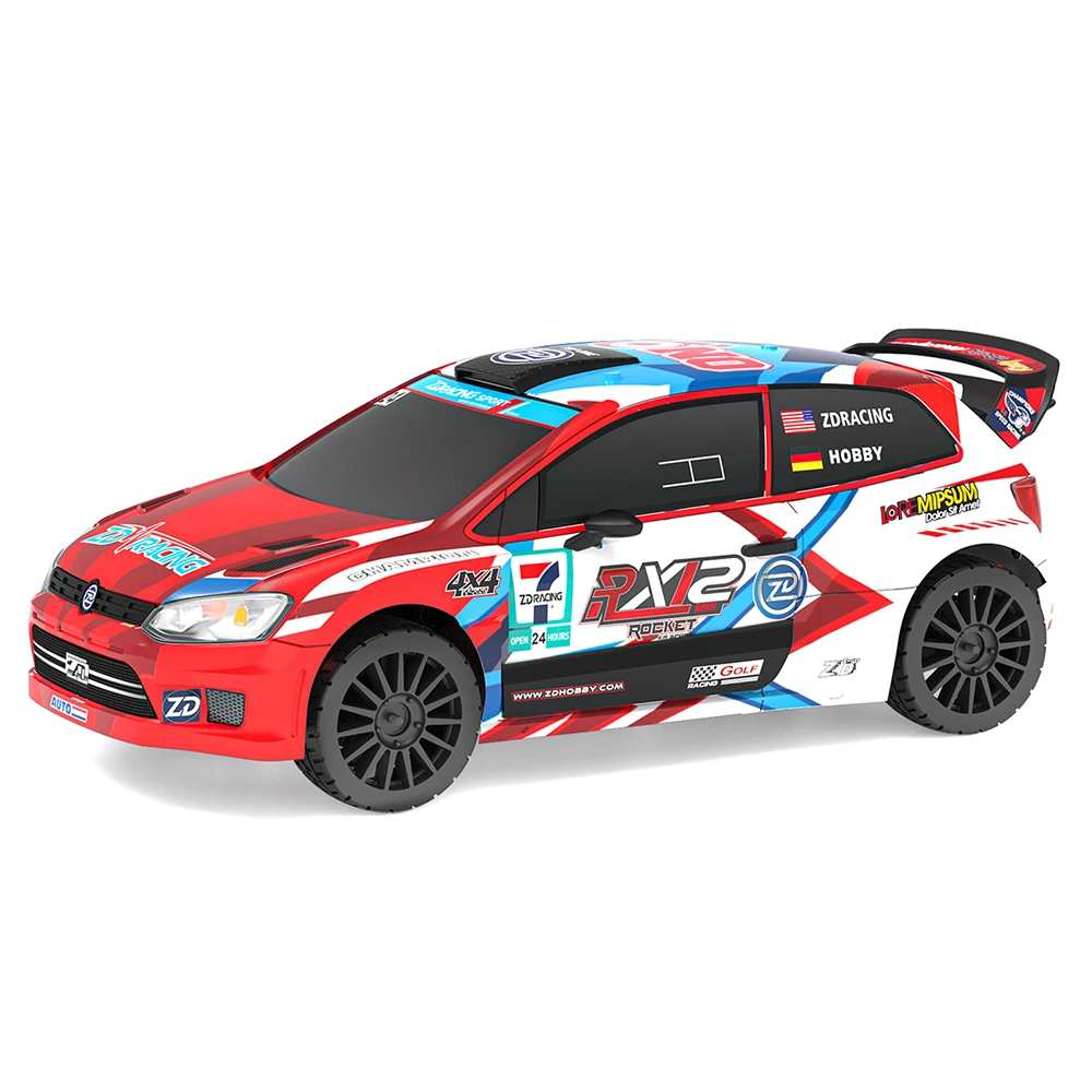 ZD Racing RC Car Масштаб 1:12 Бесщеточный автомобиль RX12 70 кмч Автомобиль 4WD 2200 мАч 350 м Раллийный автомобиль (art.: 3920cfbedbd55) - 3920cfbedbd55