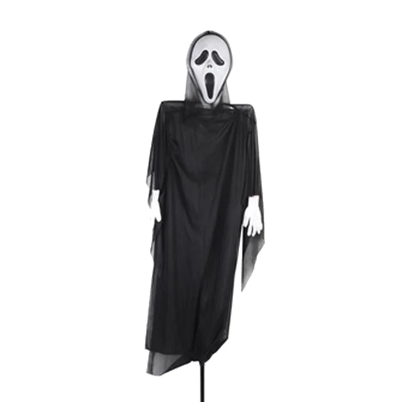 

Halloween Decorations Scream Scarecrow Flying Scary Ghostface Hanging Ghost Of Death for Garden Porch Yard and Tree