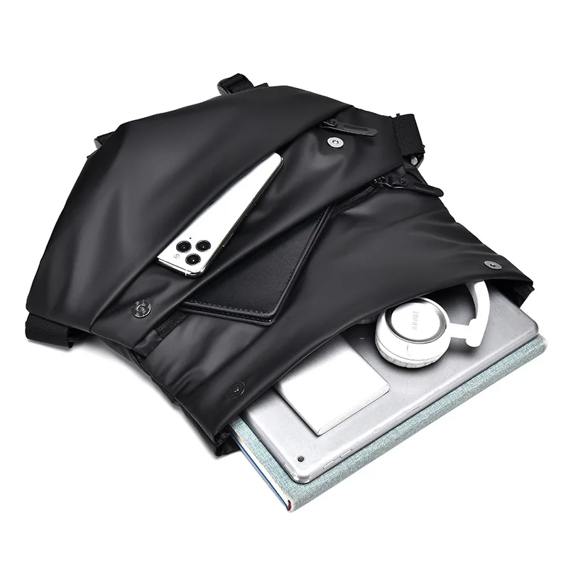 Fashion Men's Shoulder Bag Multifunctional Waterproof Crossbody Bag Men's Casual Travel Messenger Bag Teenagers Tide Backpack