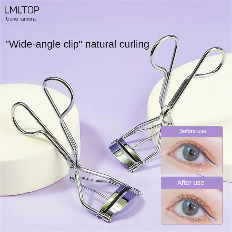 

Professional Silver Eyelash Curler Stainless Steel Eye Lashes Curling Clip Eyelash Cosmetic Makeup Tools Accessories For Women