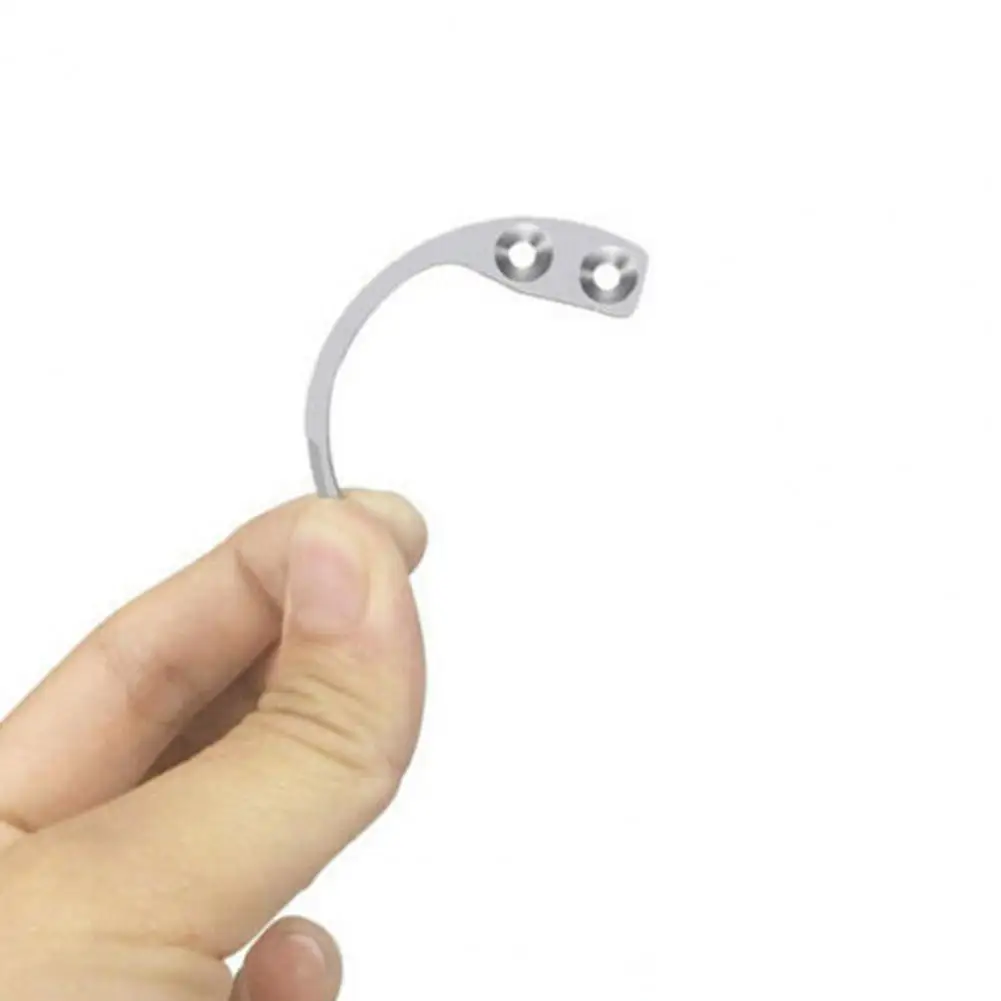 

2Pcs Hard Tag Remover Anti-theft Wide Application Stainless Steel Portable Handheld Key Detacher Hook for Wallet Supermarket