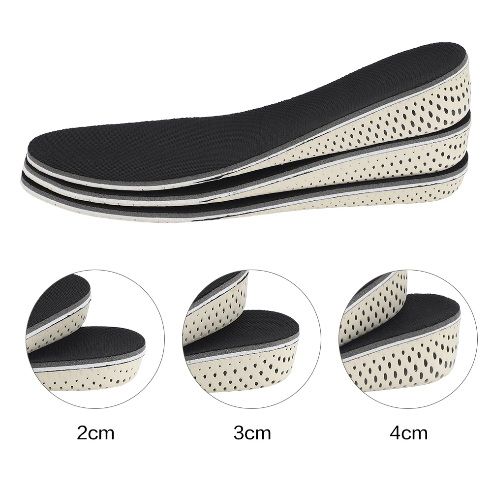 

Invisible Height Increase Insole Cushion Height Adjustable Shoe Heel insoles Insert Taller Support Absorbant Foot Pad