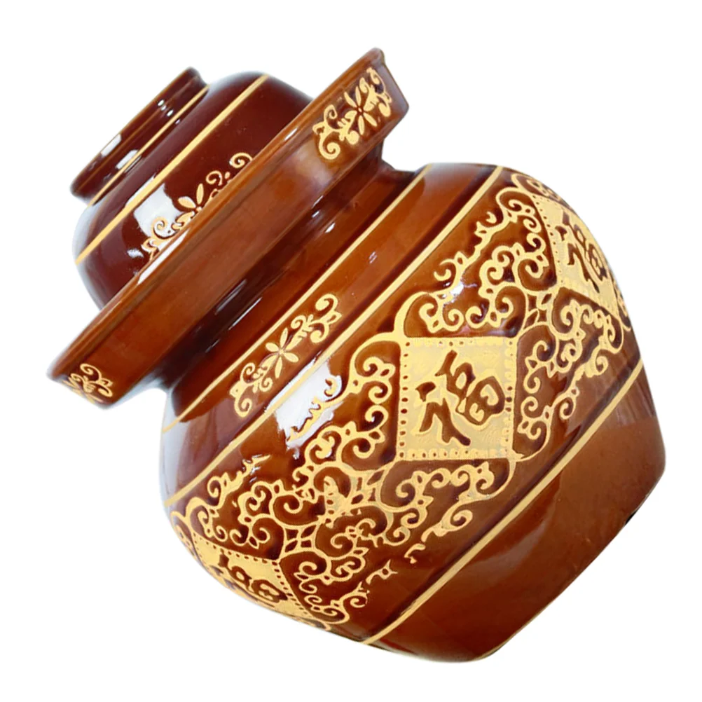 

1 Set Chinese Pickle Crock Fermentation Jar Chinese Pickle Jar Chinese Fermentation Jar Korean Fermentation Pot
