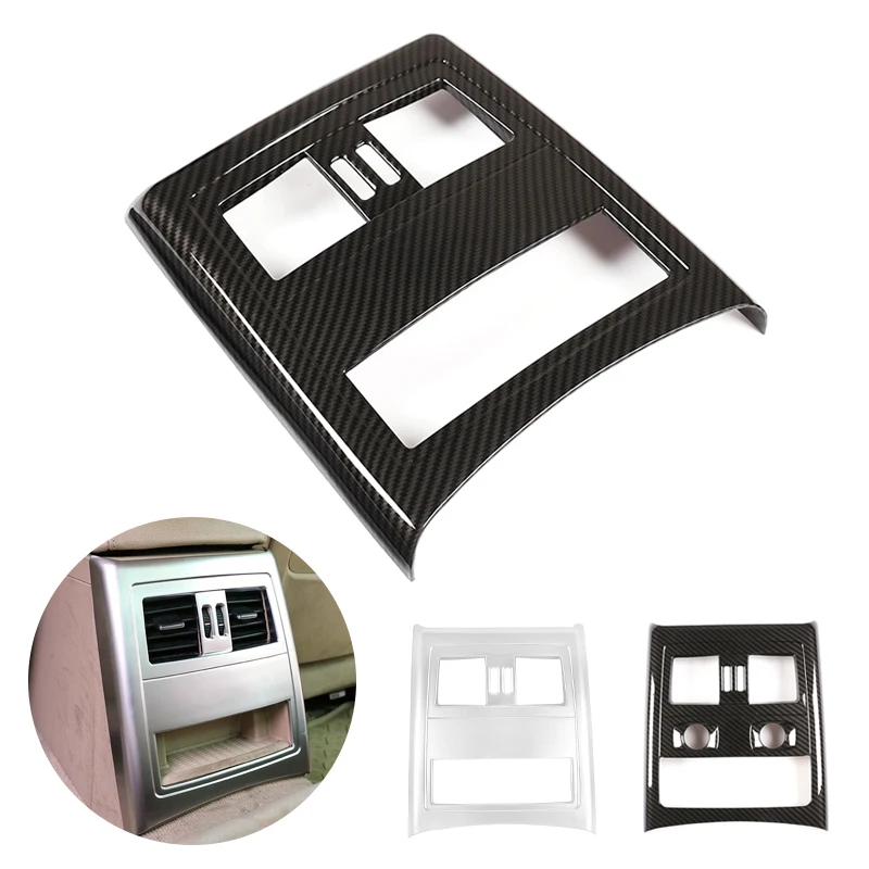 

Для BMW 3 серии E90 2005 - 2011 2012 Автомобильный интерьер задний кондиционер вентиляционное отверстие противоударный углеродное волокно текстурная крышка Декор