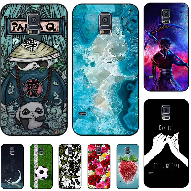 Мягкий ТПУ чехол для Samsung Galaxy S5 G900 i9600 S5Neo S5 Neo S5 Mini G800