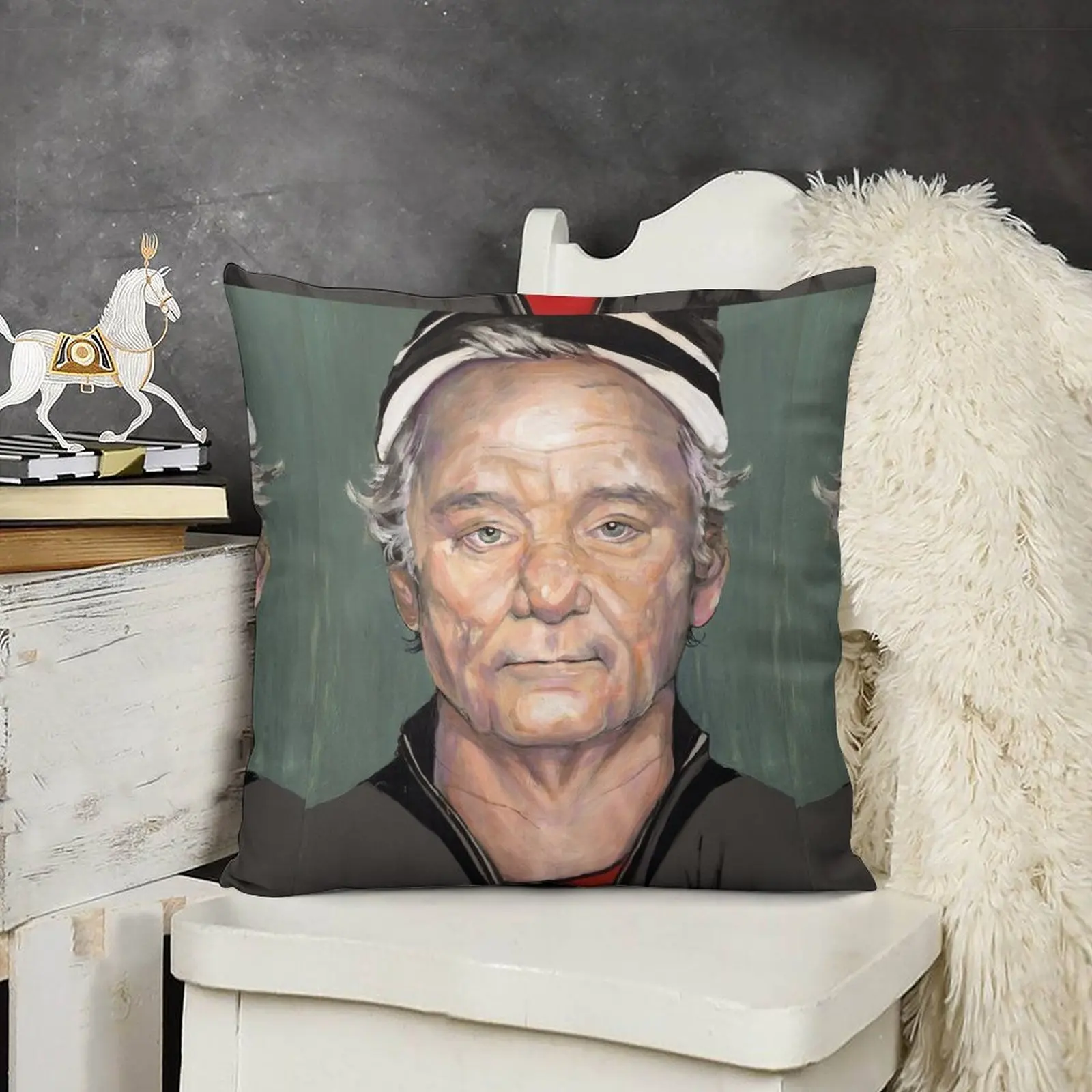 Картина Билл Мюррей декоративная подушка в стиле аниме для девушек