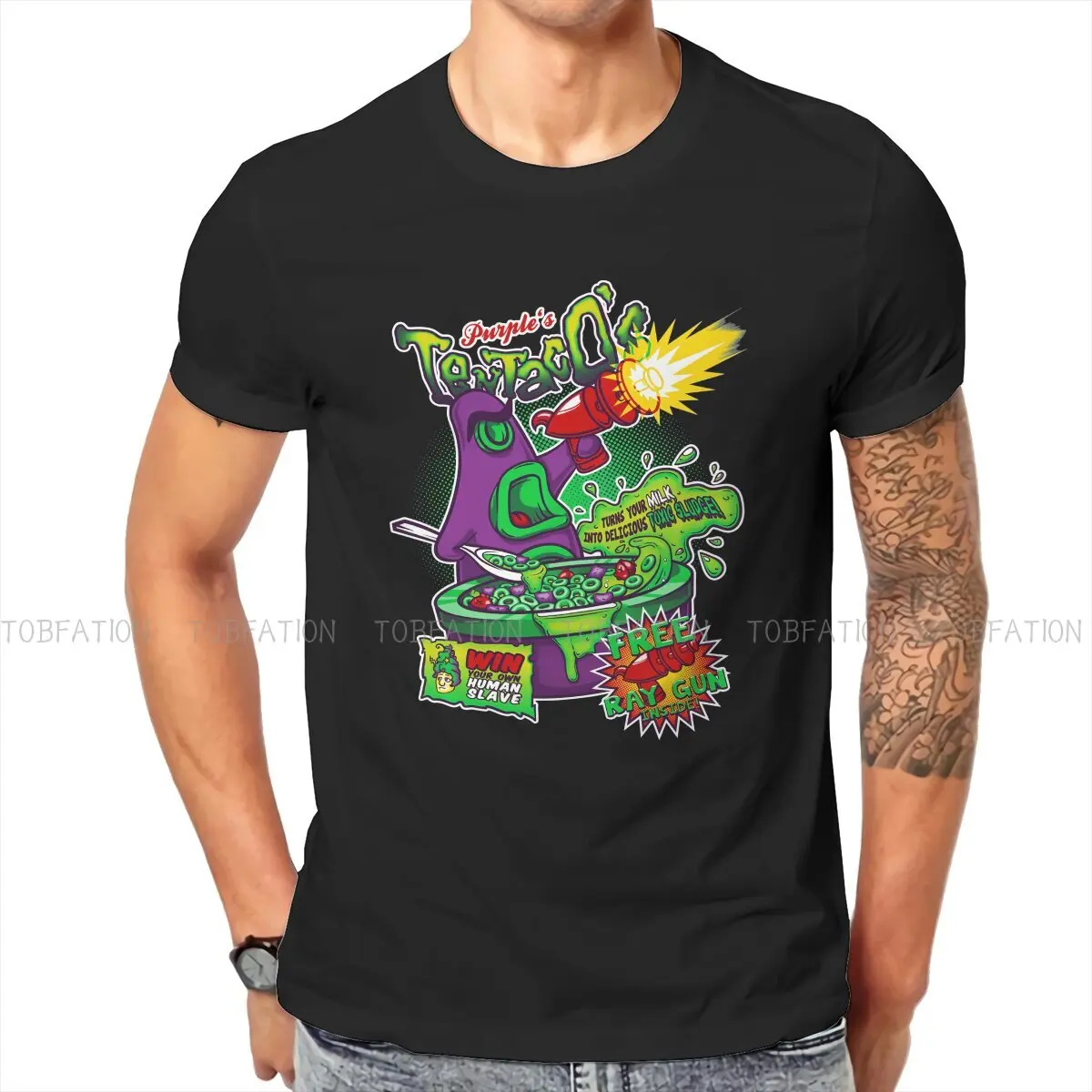 

Purple's Tentaco's Style TShirt Day Of The Tentacle Game Top Quality Creative Gift Clothes T Shirt Stuff