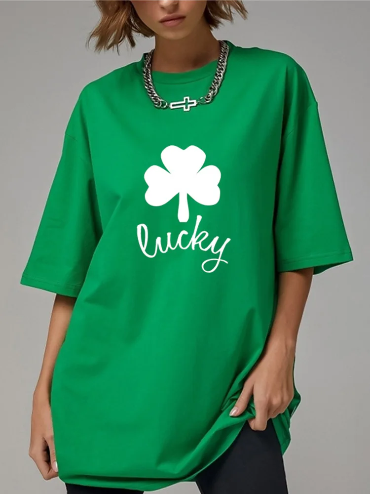 2022 Женская хлопковая Футболка оверсайз для уличной девочки зеленые белые черные