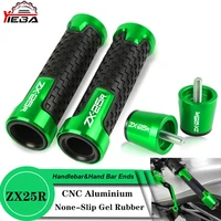 motorcycle accessories 78 22mm handlebar grips handle bar ends cap plug for kawasaki zx 25r zx25r zx 25r all years 2020 2021