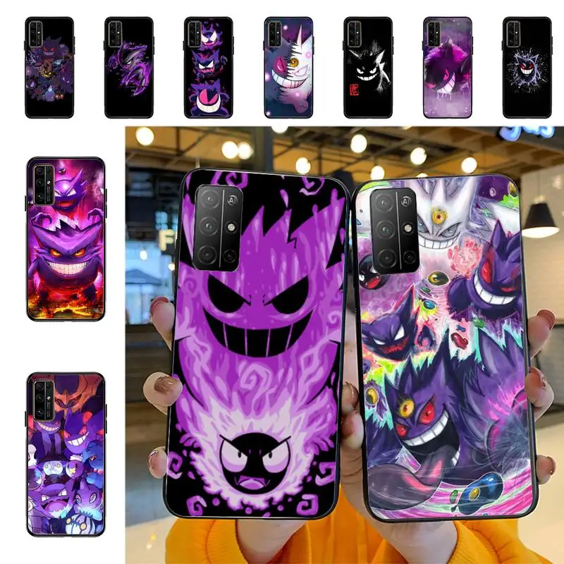 

Bandai Pokemon Cartoon Gengar Phone Case for Huawei Honor 10 i 8X C 5A 20 9 10 30 lite pro Voew 10 20 V30