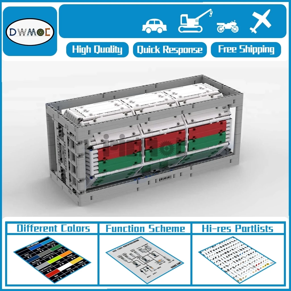 

Moc-57653 20 foot oil tank car 1309pcs Boy Gift splicing building block technology accessories