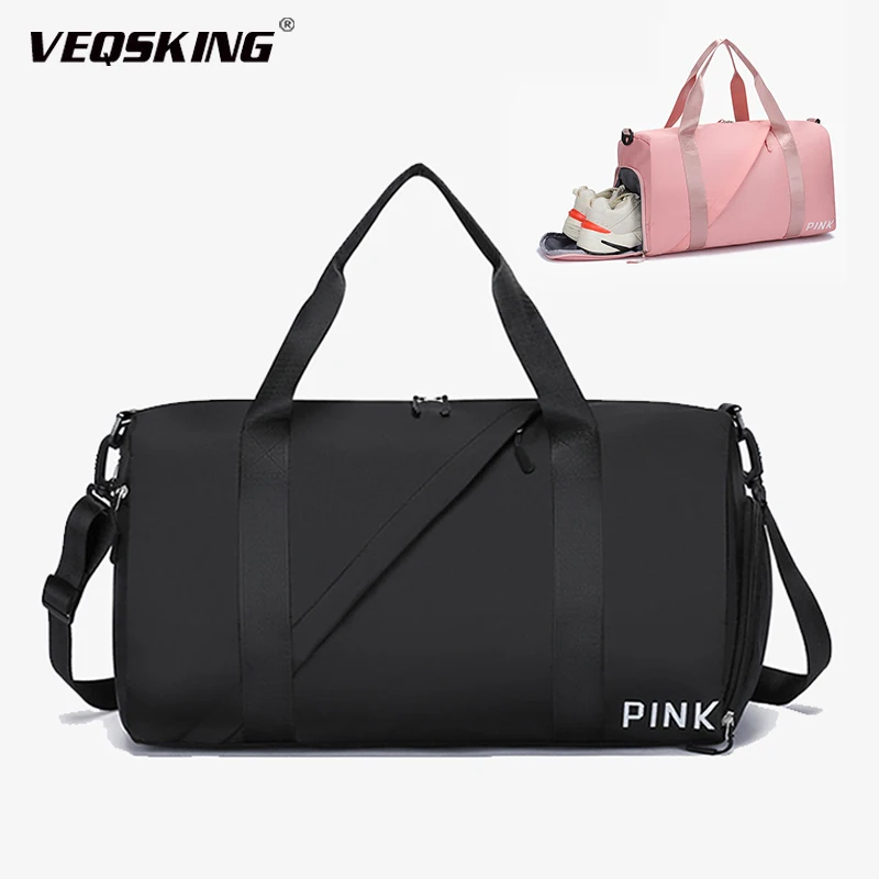 

Women Sports Fitness Bag Male Waterproof Hand Routes Bag Dry Wet Separator Sports Bags Short Distance Travel Luggage Bag