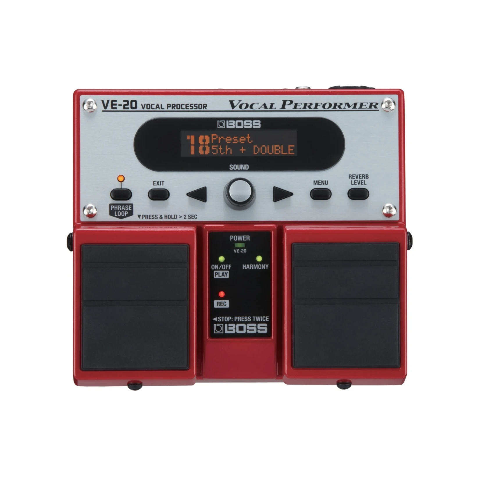 

BOSS VE-20 Vocal Performer Effects Processor Twin Guitar Pedal Stompbox Guitar Pedal (VE-20)