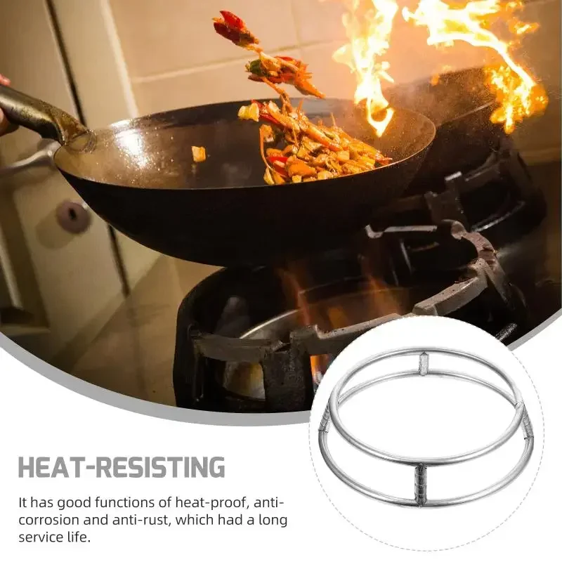 Кольцо-вок Подставка для плиты Горшок Газовая круглая решетка Проволока