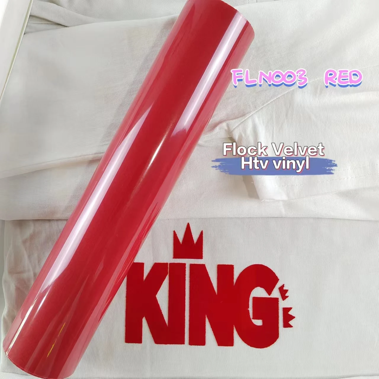 

Теплопередающая виниловая пленка HTV бархатный флок