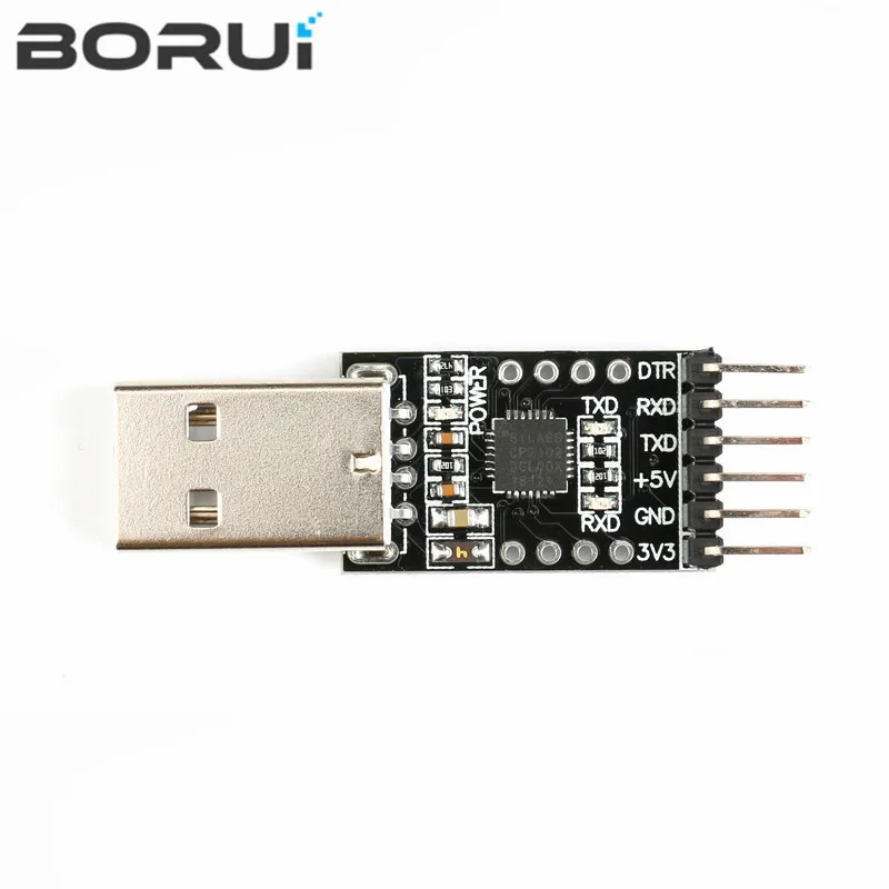CP2102 USB 2 0 в TTL UART модуль 6-контактный последовательный преобразователь STC Замена