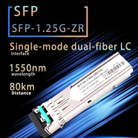 1 25g sfp duplex single mode fibersmf optical transceiver module 1000base 1550nm 80km compatible with ciscobrocade etc