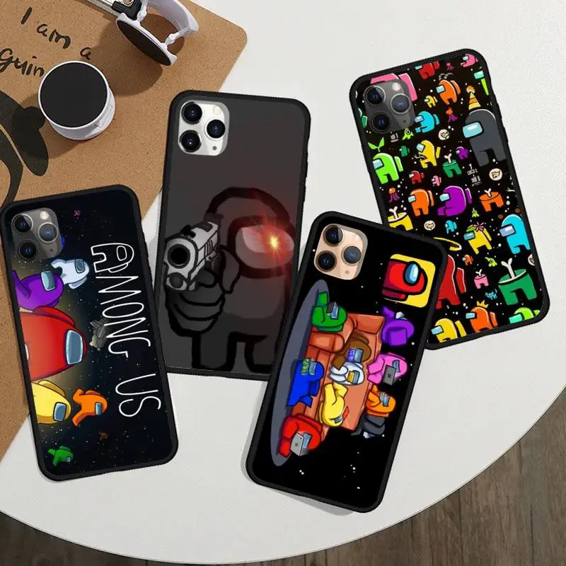 

Hot A-Among-Us Game design Mobile Phone Case For iphone 12 11 13 7 8 6 s plus x xs xr pro max mini shell