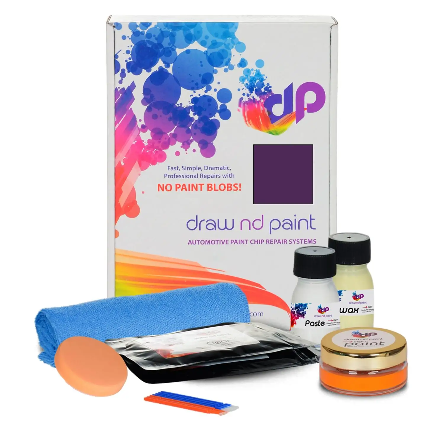 

DrawndPaint compatible with Rolls Royce Automotive Touch Up Paint - TWILIGHT PURPLE PEARL - P28 - Essential Care