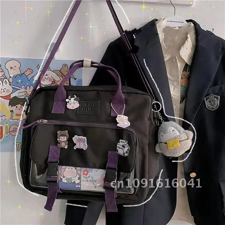 Рюкзак для девочек-подростков в японском стиле прозрачный рюкзак Itabag женские