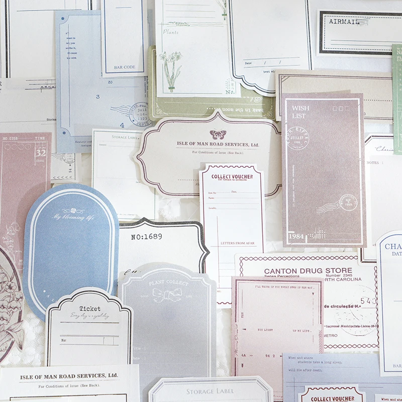 Журнал GO 30 шт./лот летняя винтажная простая рамка для записей материал бумага