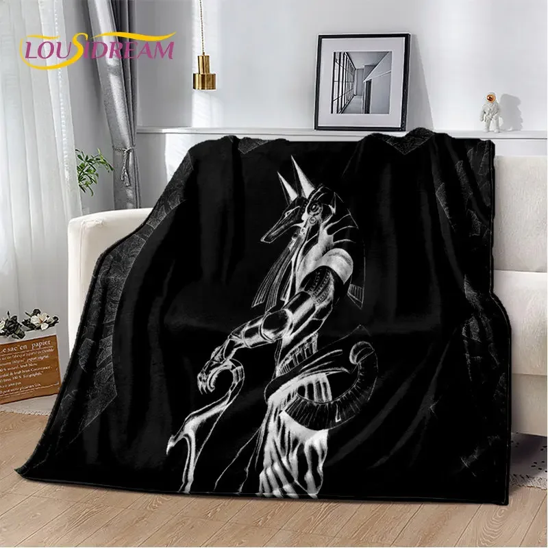 

Anubis Egypt Death Mythology Horus Soft Plush Blanket,Flannel Blanket Throw Blanket for Living Room Bedroom Bed Sofa Picnic Kids