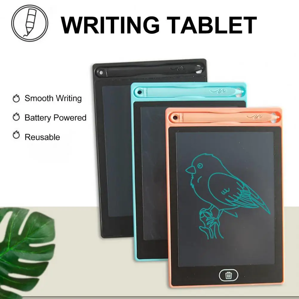 

6.5 Inches Drawing Board Powerful One Key Delete LCD Screen Early Education Handwriting Pad for Children