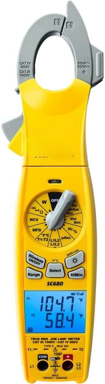 

SC680 - Wireless Power Clamp Meter