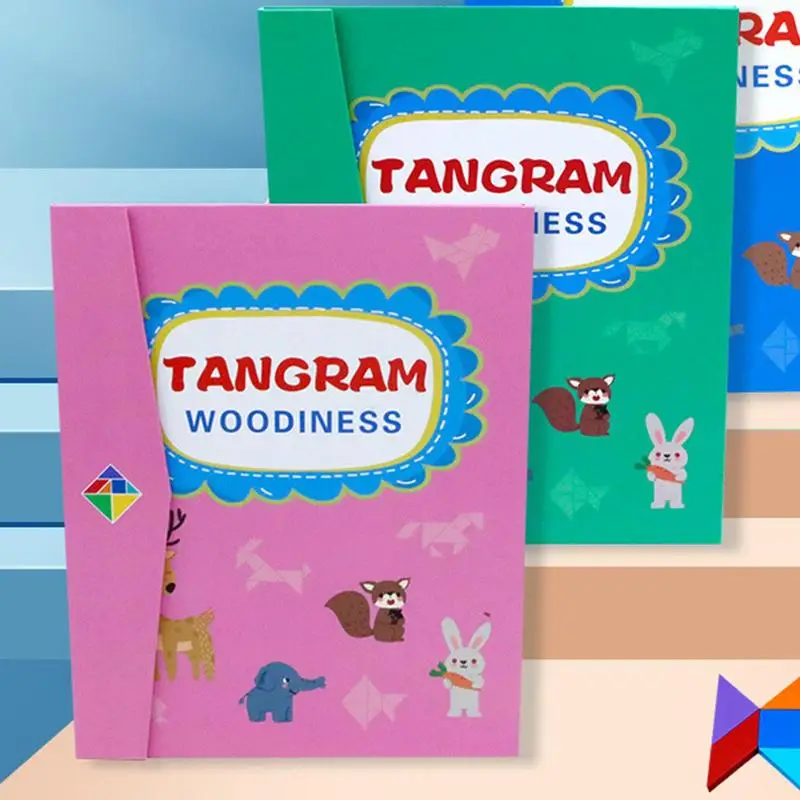 

Детский Магнитный пазл с рисунком, деревянная головоломка Монтессори для детей