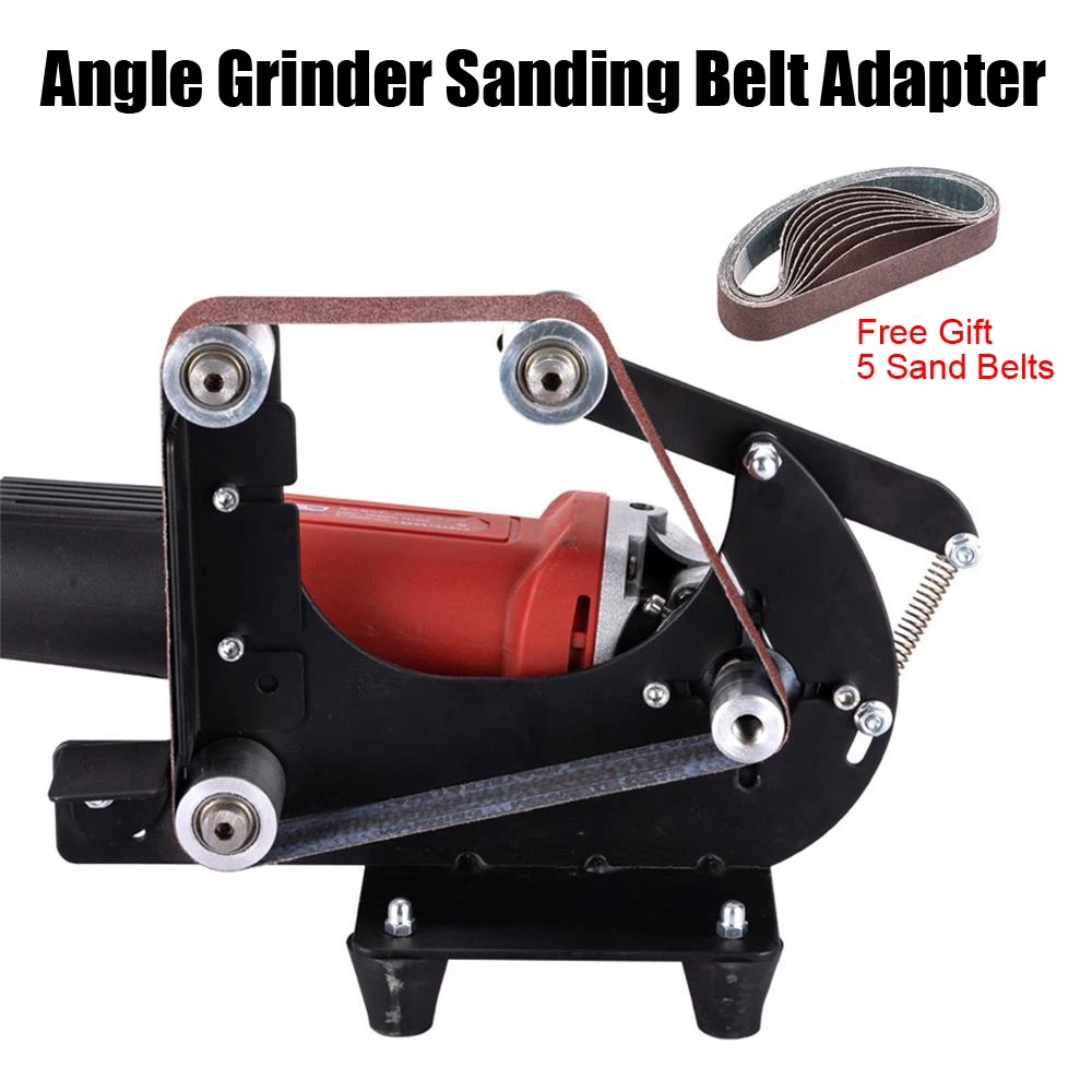 

M10 M14 Angle Grinder Sanding Belt Grinding Polishing Machine Angle Grinder Sanding Adapter Iron Belt Sander Adapter