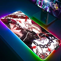 arknights keyboard pad anime mouse mats keyboards accessories rgb desk xxxl computer table backlit ped wired gaming carpet big