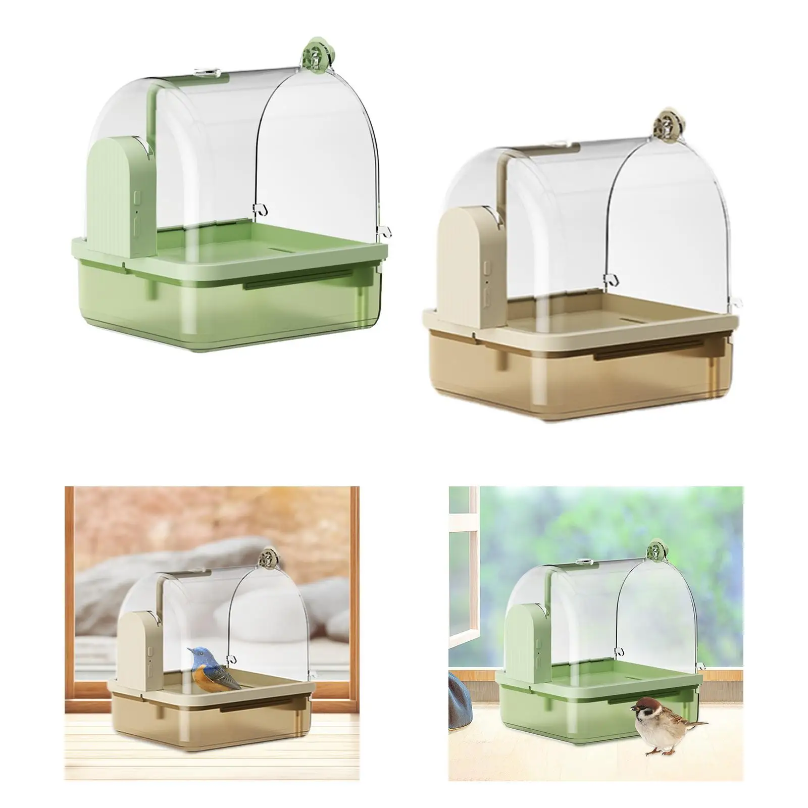 Автоматическая Ванна Для Птиц Попугаев И Маленьких Многофункциональная Купания