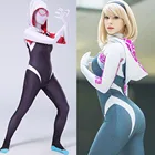 Костюм для косплея Марвел Человек-паук, толстовка с капюшоном, маска в стиле псевдо-паука, комбинезон для девочек, женский, подарок на Хэллоуин