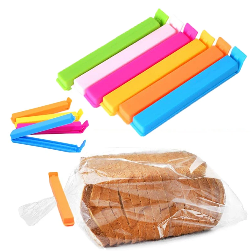 

Food Packing Snack Storage Sealer Reusable Sealing Bag Clips Sealer Clamp Food Bag Clips Kitchen Tool Food Close Clip