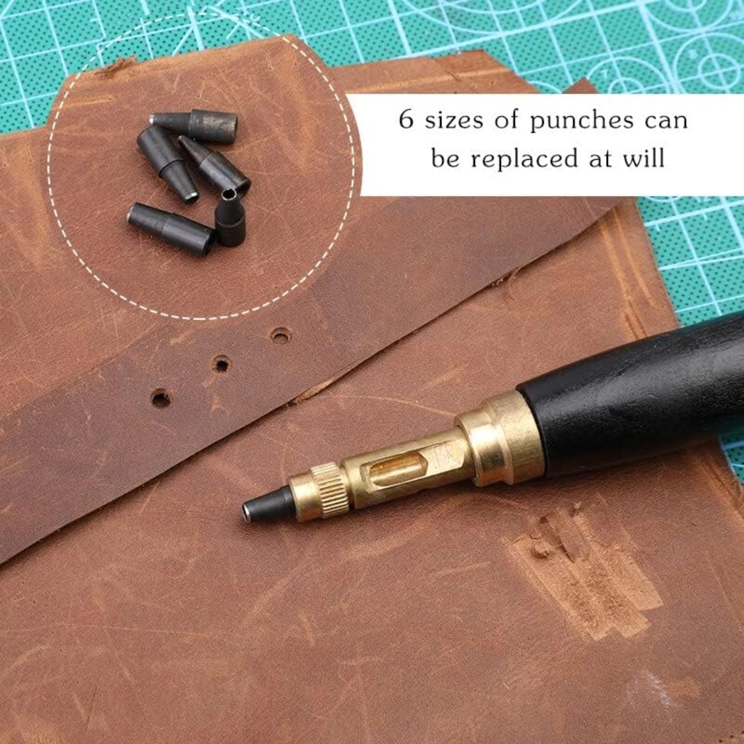 Разноцветный инструмент для кожи LMDZ с автоматической винтовой системой легкая