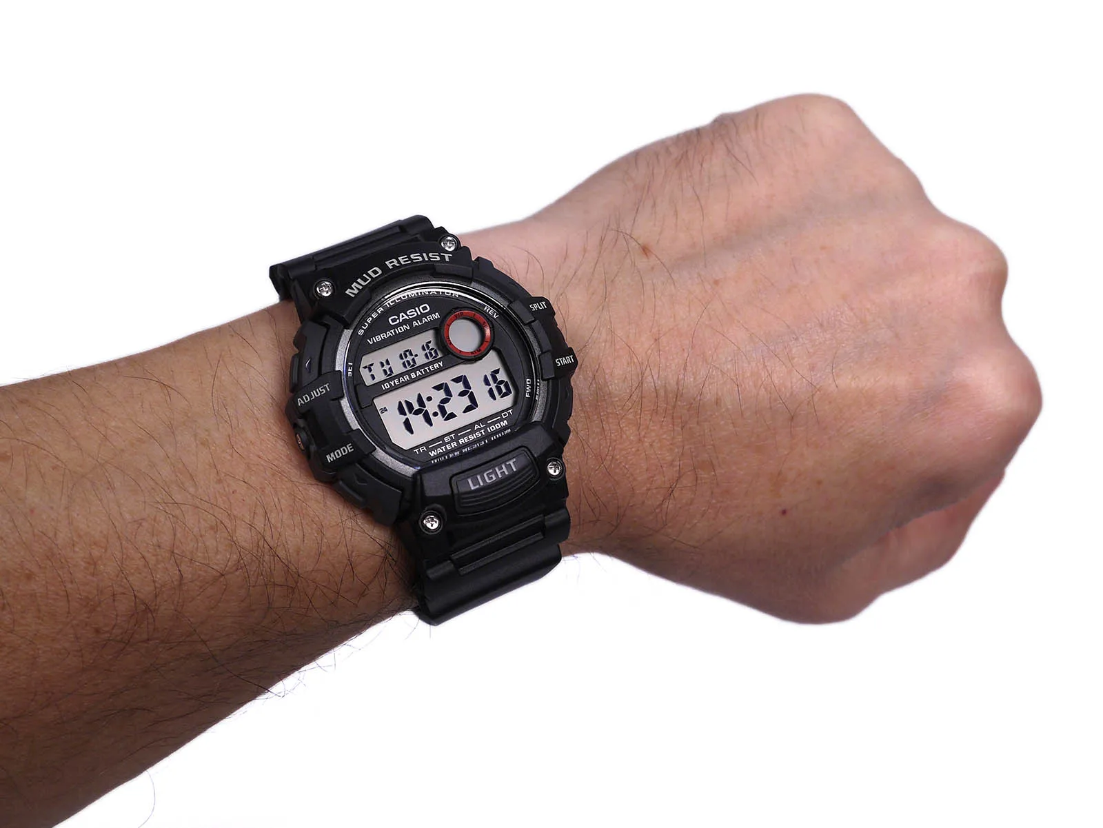 Casio TRT-110H-1A мужские наручные часы с подсветкой, виброзвонком сигнала  и 10-летней батарейкой | Наручные часы | АлиЭкспресс