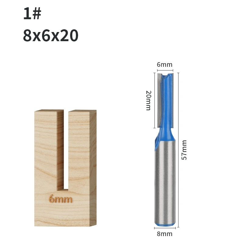 

YUSUN 8 мм хвостовик синий прямой бит фреза деревообрабатывающий Фрезерный резак для древесины торцевая фреза концевые фрезы деревообрабатывающие фрезы