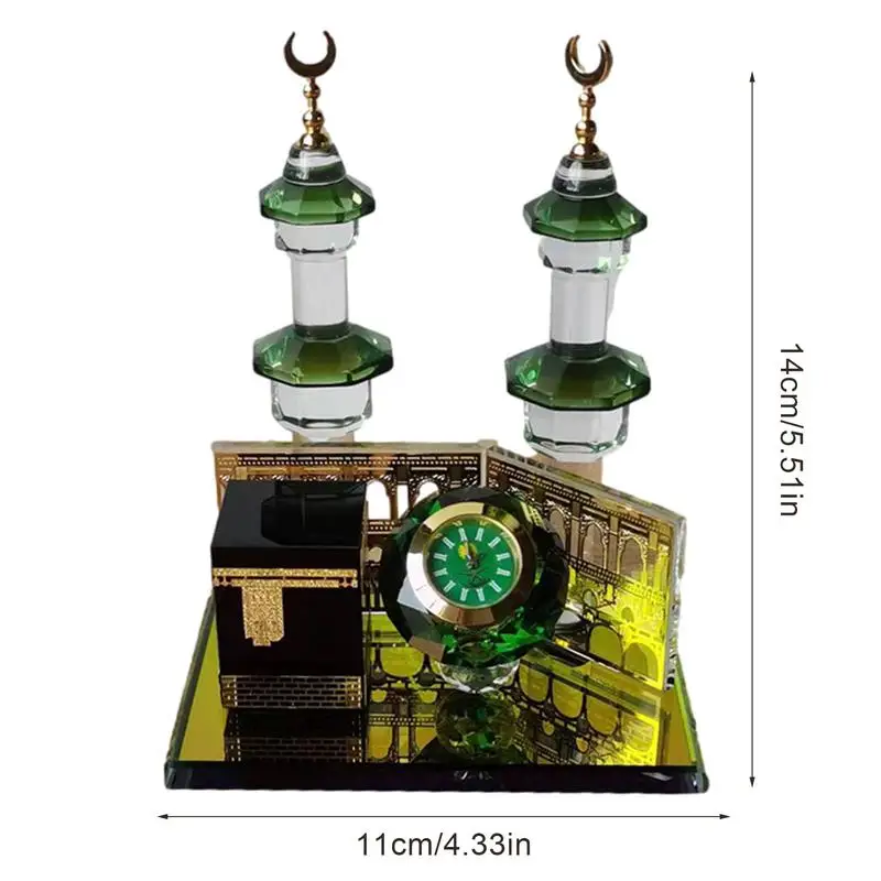 ИД-башня украшение мусульманская Кааба ИД башня для стола Хрустальная статуя