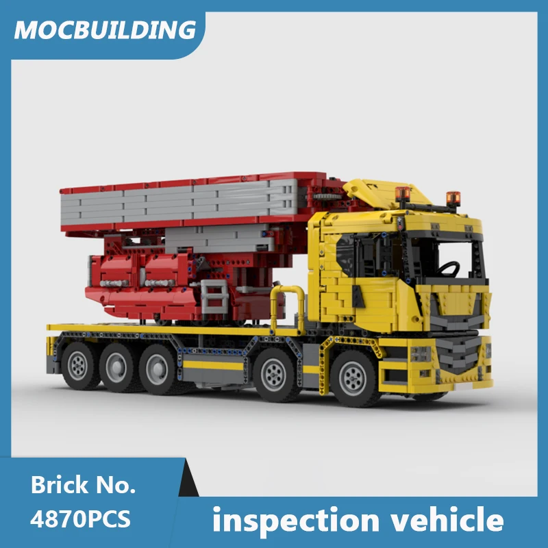 

MOC Building Blocks Scania R 770 Bridge Inspection Vehicle Full RC Model DIY Assembled Bricks Creative Xmas Toys Gifts 4870PCS
