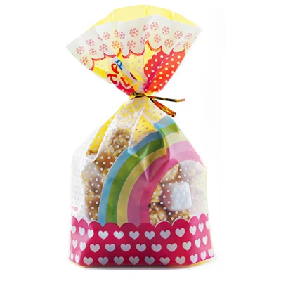 

Пластиковые пакеты для подарков 50 шт.