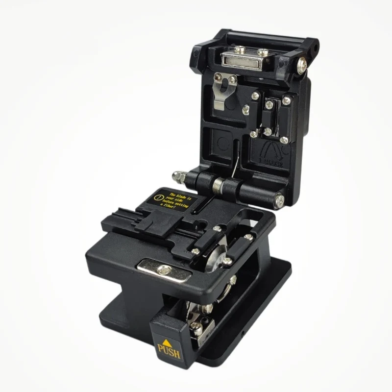 Free Shipping Black SKL-60S High Precision Fiber Cleaver FTTH Cable Cutting Knife Tools Fiber Optic Cutter 12 Surface Blade Fibe